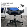 thumbnail image 4 of BRIGHTFUFU Chaise de Bureau Plaque Pivotante Métal Robuste Noir 1 Pcs pour Adultes Rentrée Scolaire, 4 of 8