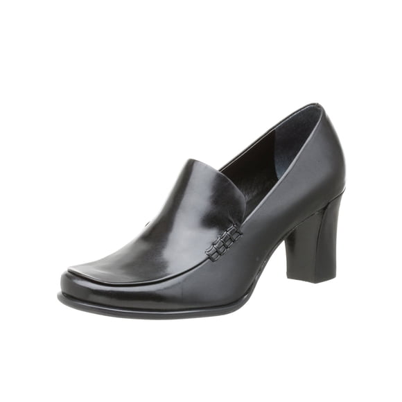 Franco Sarto Womens NOLAN Leather Round Toe Platform Pumps