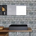 thumbnail image 1 of Zenithome Simulation Wall Stickers Peel and Stick Tile 10-Pack 30x30cm Self-Adhesive Waterproof Kitchen Bathroom Backsplash Decor Removable, 1 of 5