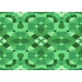 thumbnail image 1 of Ahgly Company Machine Washable Indoor Rectangle Transitional Neon Green Area Rugs, 7' x 9', 1 of 7