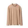 thumbnail image 2 of Ailaofu Turtleneck Long Sleeve Soft Cotton Mock Neck Shirt Solid Color Basic Tee Tops, 2 of 4