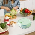 thumbnail image 1 of Amzcrzy Kitchen Appliances Glass Bento Box Can Be Microwave Oven Students Heated Lunch Box Office Fresh-Keeping Box Bento Boxs Kitchen Utensils Set Kitchen Gadgets Kitchen Essentials, 1 of 6