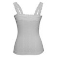 thumbnail image 2 of Womens Lace Trim Camisoles - White, 2 of 2