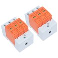 thumbnail image 3 of Protection contre les Surtensions, Fenêtre Visible AC 420V 2Pcs Din Rail Parafoudre Dispositif PC Shell Ignifuge avec des Indicateurs Rouges Verts pour l'Électronique Domestique Imax: 20ka, Imax: 40ka, Imax: 60ka, 3 of 8