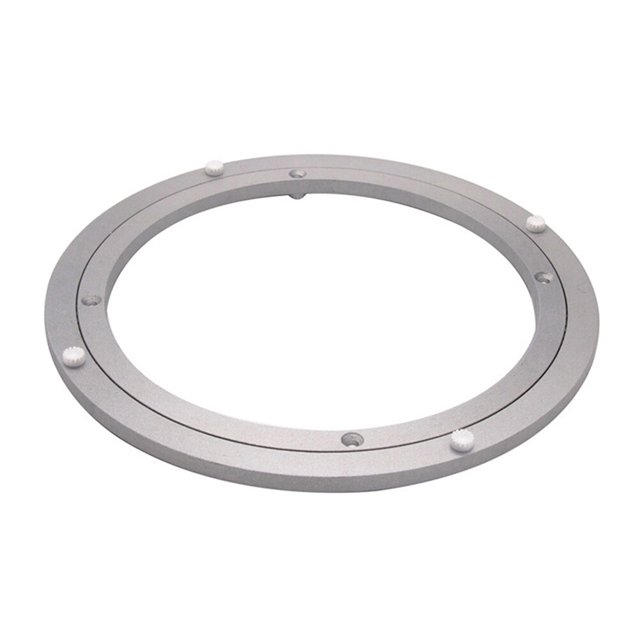 Plateau Tournant Rond en Alliage d'Aluminium pour Table à Manger (5.5 Pouces)