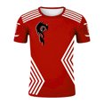 thumbnail image 1 of LUOGENLI T-shirts pour Homme pour Hommes T-shirts Actifs à Col Rond T-shirts Athlétiques de Course Gym Entraînement T-Shirt à Manches Courtes Hauts T-shirts pour Homme T-Shirt Graphique Drôle Pâques Rouge TG, 1 of 3