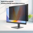 thumbnail image 3 of 24 Inch Computer Privacy Screen for 16:10 Aspect Ratio Widescreen Monitor, Anti Glare Anti Eye Protection Desktop PC LED Monitor Filter, PET Magnetic, Removable, 3 of 7