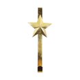 thumbnail image 1 of FRAÎCHE Holiday Gold Metal Wreath Holder, 17-in, 1 of 4