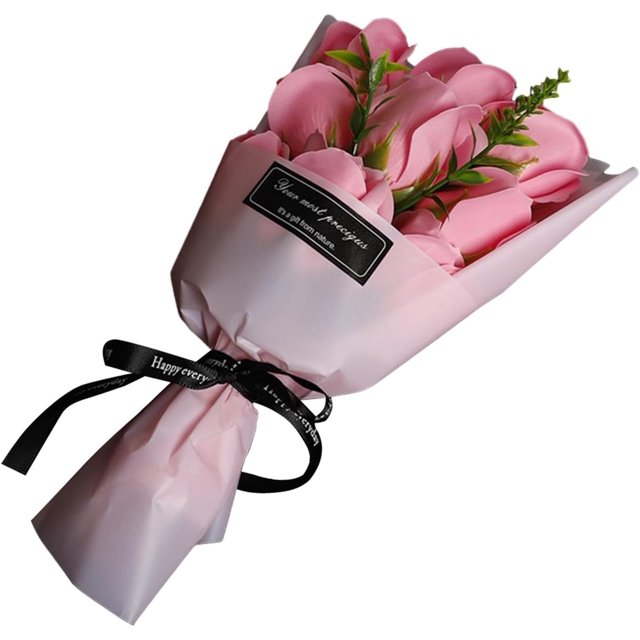Romantic Rose Blossom Gift Box - Timeless Floral Surprise For Loved Ones, Champagne,Pink