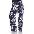 thumbnail image 4 of White Mark Women's Floral Palazzo Pants, 4 of 5