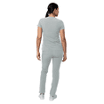 thumbnail image 2 of Adar Addition Go-Higher Scrub Set For Women - Notched V-Neck Scrub Top & Skinny Cargo Scrub Pants, 2 of 7