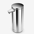 thumbnail image 1 of simplehuman 9 oz. Touch-Free Rechargeable Sensor Liquid Soap Pump Dispenser, Polished Stainless Steel, 1 of 4