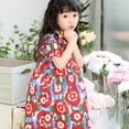 thumbnail image 4 of LUOGENLI Robe Bébé Robes pour Bébés Filles Robe Crayon pour Filles Longueur Genou Bleu 6-7 Ans, 4 of 4