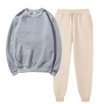 thumbnail image 2 of Besolor Ensembles 2 Pcs pour Femmes Survêtements Décontractés Chandail à Col Rond et Pantalon de Jogging Ensembles d'Entraînement Survêtements, 2 of 5