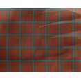 thumbnail image 4 of oneOone Georgette Viscose Fabric Tartan Check Print Fabric By The Yard 42 Inch Wide, 4 of 4