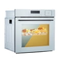 thumbnail image 1 of Single Wall Oven 24 in, Built-in Electric Ovens with 5 Automatic Recipes, 3000W, 240V, 2.5 CF Convection Built-in Oven, Stainless Steel, Touch Control, Timer, Safety Lock, 1 of 8
