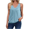 thumbnail image 2 of UPPADA Womens Tank Tops Summer Sleeveless Shirts Ladies Ribbed Wide Shoulder Straps Tees Racerback Tight Slim Fitted Workout Tank Tops Fitted Tops Racer Back Blouses,Womens Tops Under 10 Dollars, 2 of 8