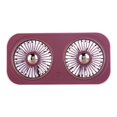 thumbnail image 1 of MesaSe 2000mAh Desk Fan Powerful Double Motors ABS USB Rechargebale Mini Portable Fan Summer Gift, 1 of 10