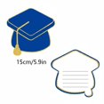 thumbnail image 2 of TIELUTT Graduation Card Graduation Cap Shaped Card Can Be for Birthday Friend Make Your Own Greeting Cards 100 Thank You Cards with Envelopes Graduation Holiday Cards Bulk Birthday for Daughter, 2 of 4