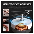 thumbnail image 2 of 1000W 12V/24V 5 Blades Wind Turbine Generator Complete Set Windmill Generate TURBIN Vertical Axis Wind Turbine ,Easy Installation, 2 of 6