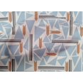 thumbnail image 4 of oneOone Cotton Poplin Fabric Triangle & Line Geometric Print Fabric By Yard 56 Inch Wide, 4 of 4
