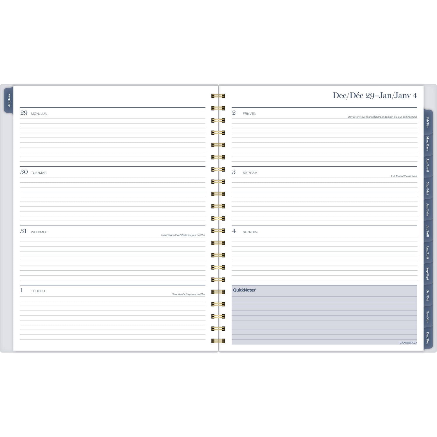 2026 Cambridge® Chinoiserie Magnolia Large Weekly Planner