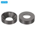 thumbnail image 3 of Uxcell M8 Finition Laveuse à Ressort, 40 Pcs Joint de Vis en Alliage d'Aluminium pour Pièces Mécaniques Gris, 3 of 5