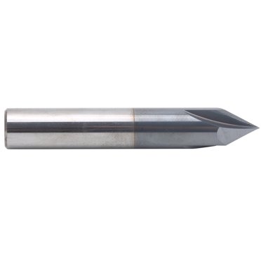 Chamfering Milling Cutter, 3 Flute Chamfer Milling Cutter Simple To Operate Chamfer Router Bit For Industrial Supplies D12 X 60° X 75L
