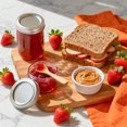 thumbnail image 4 of Small Mason Jars 8 oz 24Pcs Bulk Set, Half Pint Regular Mouth Mason Jar with Lids and Seal Bands, Glass Canning Jars for Jam, Jelly, Spice, Meal Prep, Shower Wedding Favors, DIY Candles Decor, 4 of 8