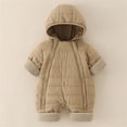 thumbnail image 4 of Kid Jumpsuit,Thick Hooded Climbing Newborn Zipper Long Sleeve for Warmth withable, 4 of 5