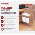 thumbnail image 2 of Rev-A-Shelf Top Mount Double Pullout Under Cabinet Trash Can, 27 Qt, 4WCTM-15DM2-162, 2 of 12