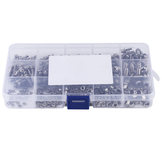 Vis Croisées, 400 Pcs M2 M2.5 M3 Vis Croisées Tête de Poêle Vis de Tête de Poêle Design Surélevé