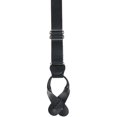 thumbnail image 2 of CTM®  Coated Leather Button-End 1 Inch Suspenders (Men's), 2 of 3