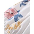 thumbnail image 4 of Faithtur Baby Girl Flower Print Round Neck Bow Lace-Up Suspender Romper, 4 of 8