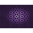 thumbnail image 1 of Ahgly Company Machine Washable Indoor Rectangle Transitional Deep Purple Area Rugs, 8' x 12', 1 of 7
