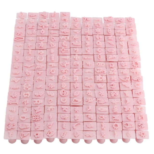 3D Nail Art Stamping, Beautiful Nail Art Stamper Quickly Create 192pcs Different Patterns for Nail Salon