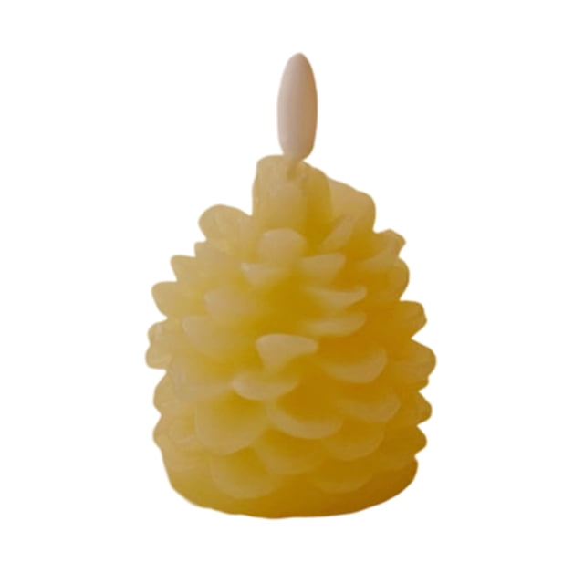 Desktop Desktop Ornament for Home with Flameless Timer Candle Real Wax Battery Operated for Holiday Indoor Use