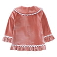 thumbnail image 4 of MIASHUI Pyjama pour Filles Enfants Ensemble Haut à Manches Longues et Pantalon Tenue de Nuit pour Tout-Petits, Rose, 2-3 Ans, 4 of 8