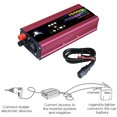 thumbnail image 3 of Car Power Inverter with LED Indicator, Power Converter, Intelligent Cooling, Universal Modified Sine Wave, 1500W, 48V/60V DC to 220V AC, 3 of 8