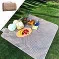 thumbnail image 1 of SuoKom Tapis de Plage en Tissu Coupe-Vent 78X78 Pouces pour Pique-Nique Tapis d'Extérieur Camping Étanche et Anti-Humidité Tapis de Plage Portable Léger et Pliable Tapis de Camping et de Pique-Nique d'Extérieur, 1 of 6