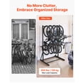 thumbnail image 3 of VEVOR Freestanding Bike Rack Max 5 Bikes Storage Bicycle Organizer Standing Bike Rack, 3 of 9