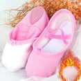 thumbnail image 2 of MIASHUI Chaussures pour Enfants Chaussures de Danse Chaussures de Danse Chaudes Ballet Performance Chaussures d'Intérieur Chaussures de Yoga Danse, Rose, 4-4.5 Ans, 2 of 5