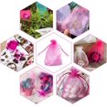 thumbnail image 2 of Sacs en Organza pour Cadeaux de Fête, Lot de 100, 17*23 cm, Rouge Rose, 2 of 4