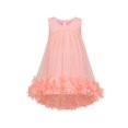 thumbnail image 2 of Ensemble Robe Fille Sac à Main Rose Blush Taille Haute Fleur 3D Sans Manches 7 Ans, 2 of 6