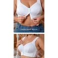 thumbnail image 4 of WRKEKC Wireless Sleep Bra Plus Size Floral Print Seamless Comfort Lounge Wear Non Underwire, 4 of 5