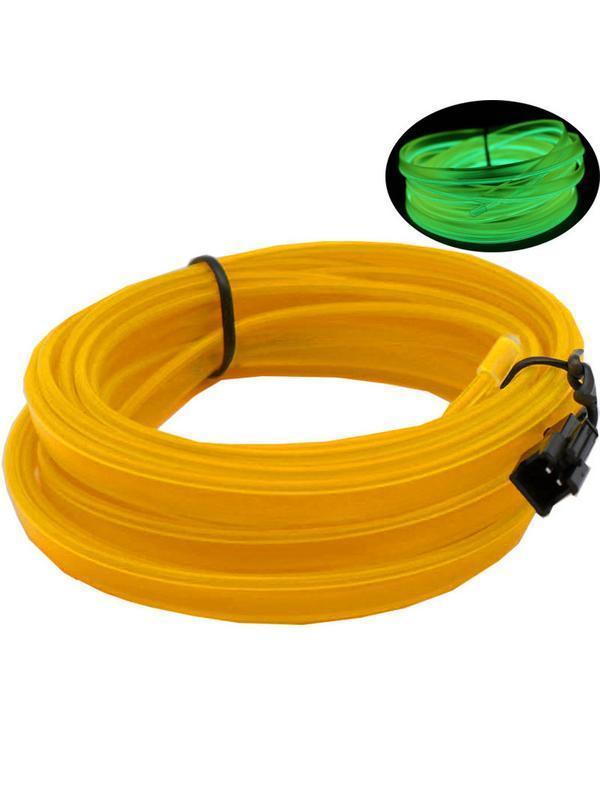 EL 12V LED Car Glow Wire Neon Lights for Car Interior Exterior Cold Wire LED Lights DIY Decorative Atmosphere Strip Lights