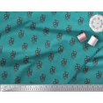 thumbnail image 2 of Soimoi polyester Crepe Fabric Dot & Floral Artistic Print Fabric by the Yard 42 Inch Wide, 2 of 5