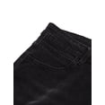 thumbnail image 4 of FOCUSNORM Men Casual Ripped Hole Jeans, Middle Waist Pencil Denim Trousers, 4 of 8