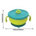 thumbnail image 2 of Oleegame 1PC Stainless Steel Cutlery Set Baby Multifunctional Soup Drinking Straw Bowl & Snack Container, 2 of 2