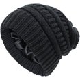 thumbnail image 1 of LinYooLi Bonnet Tricoté pour Femmes, Bonnet d'Hiver Doux et Chaud, 1 of 4